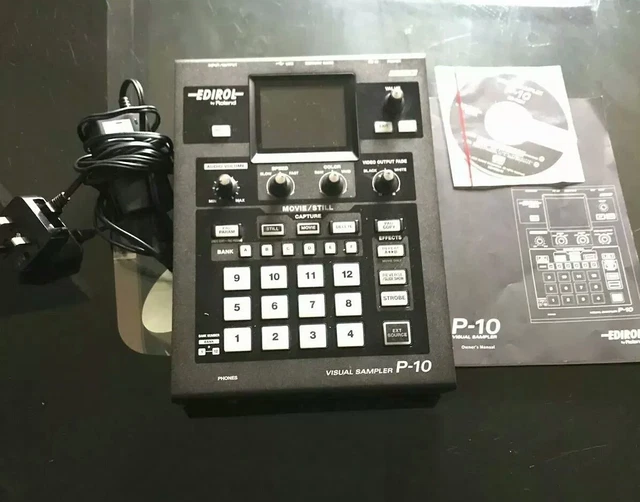 (希少)Roland EDIROL P-10 Visual Sampler Roland P-10 Visual Sampler Audio Video Movie Sample Pad VJ